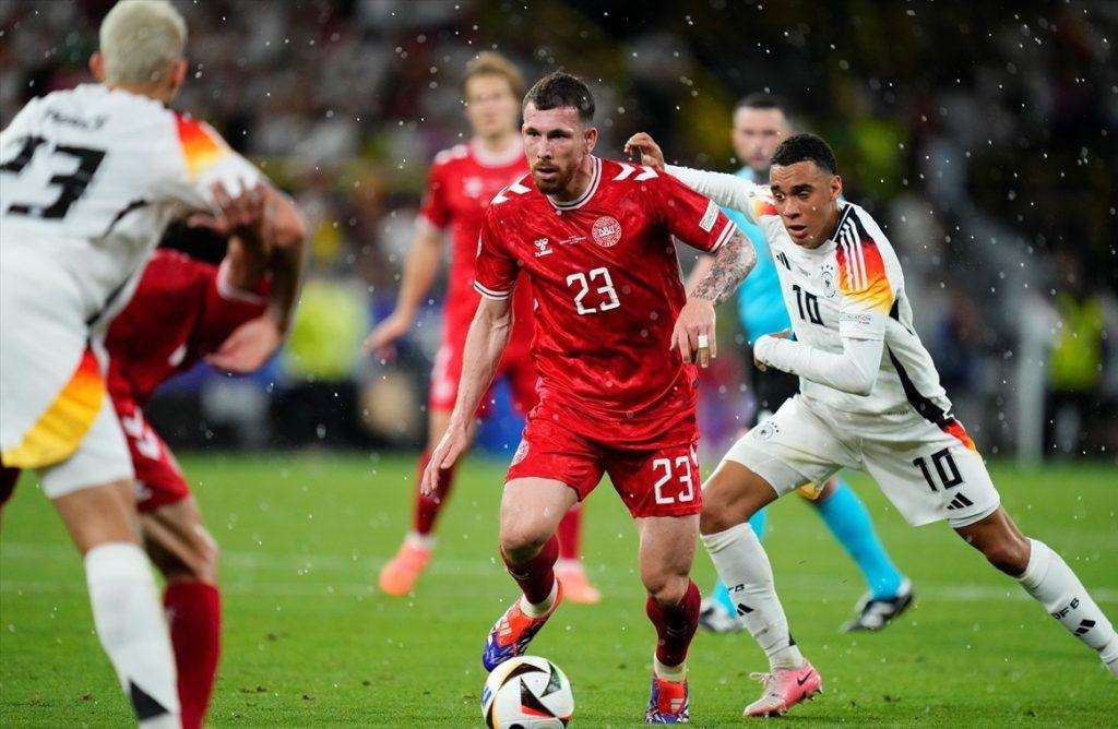 Detalj s utakmice Njamačka - Danska / Foto: Anadolu