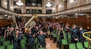 KONCERT ZA PAMĆENJE: Youth Orchestra Alpe Adria i učenici Glazbene škole Varaždin pod ravnanjem Juliana Rachlina oduševili publiku u Grazu Foto: Fenix (Siniša Sović Foto agencija Sjever)
