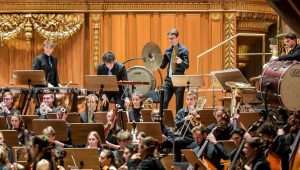 KONCERT ZA PAMĆENJE: Youth Orchestra Alpe Adria i učenici Glazbene škole Varaždin pod ravnanjem Juliana Rachlina oduševili publiku u Grazu Foto: Fenix (Siniša Sović Foto agencija Sjever)