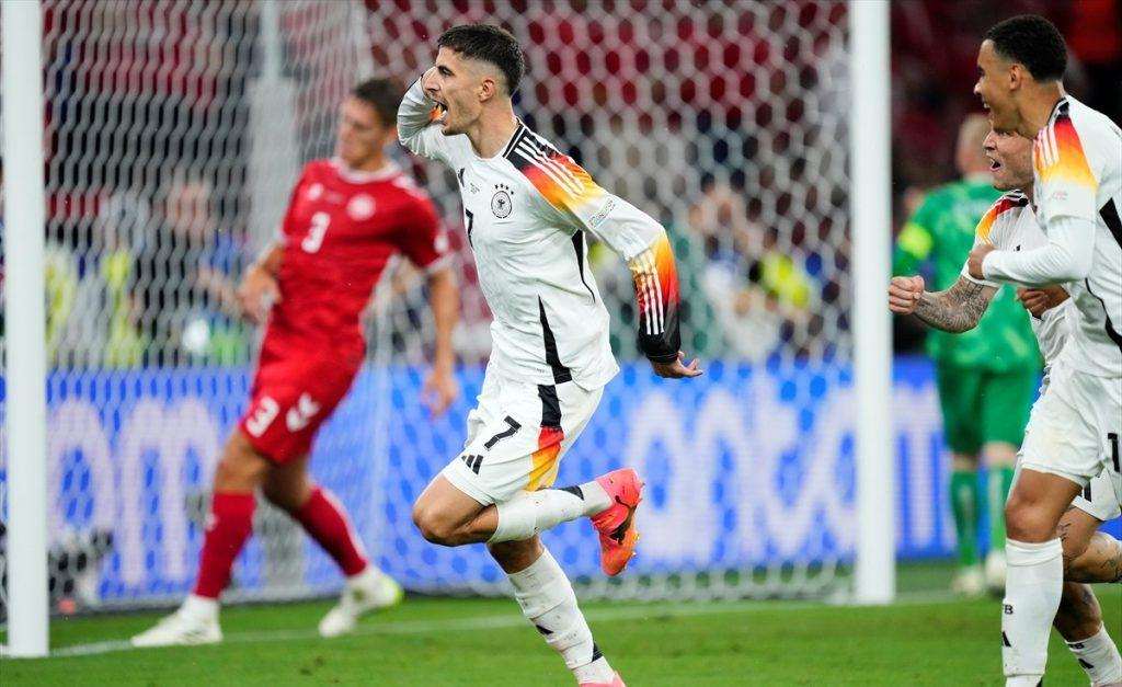 Kai Havertz slavi pogodak za Njemačku / Foto: Anadolu