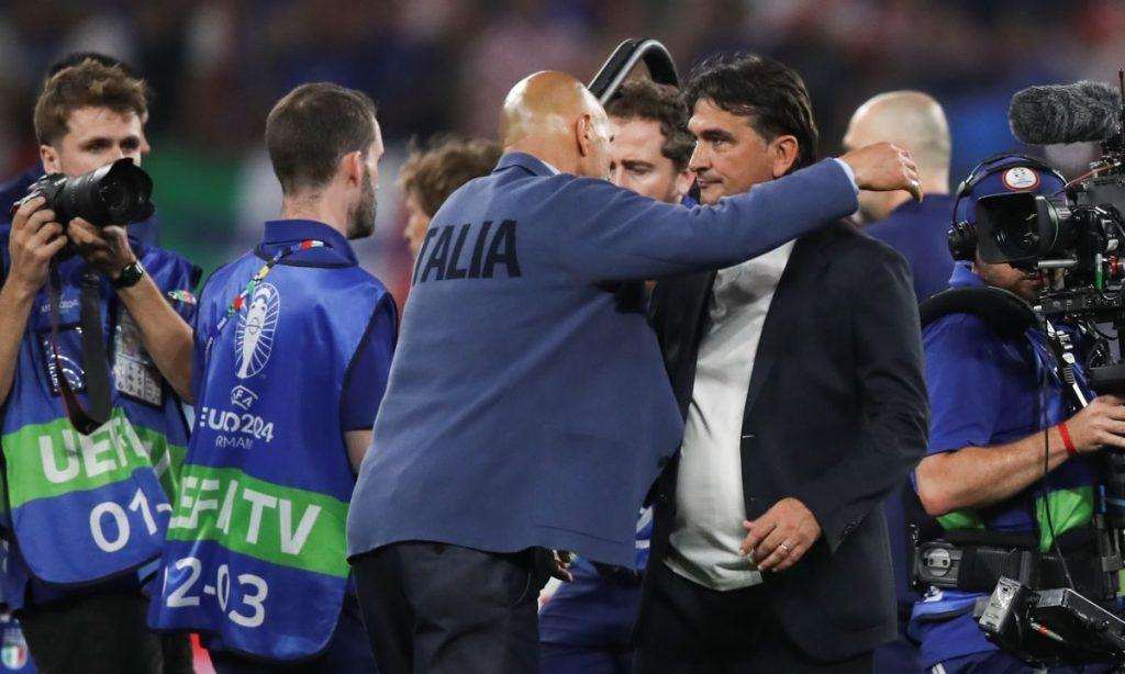 Luciano Spalletti i Zlatko Dalić / Foto: Hina
