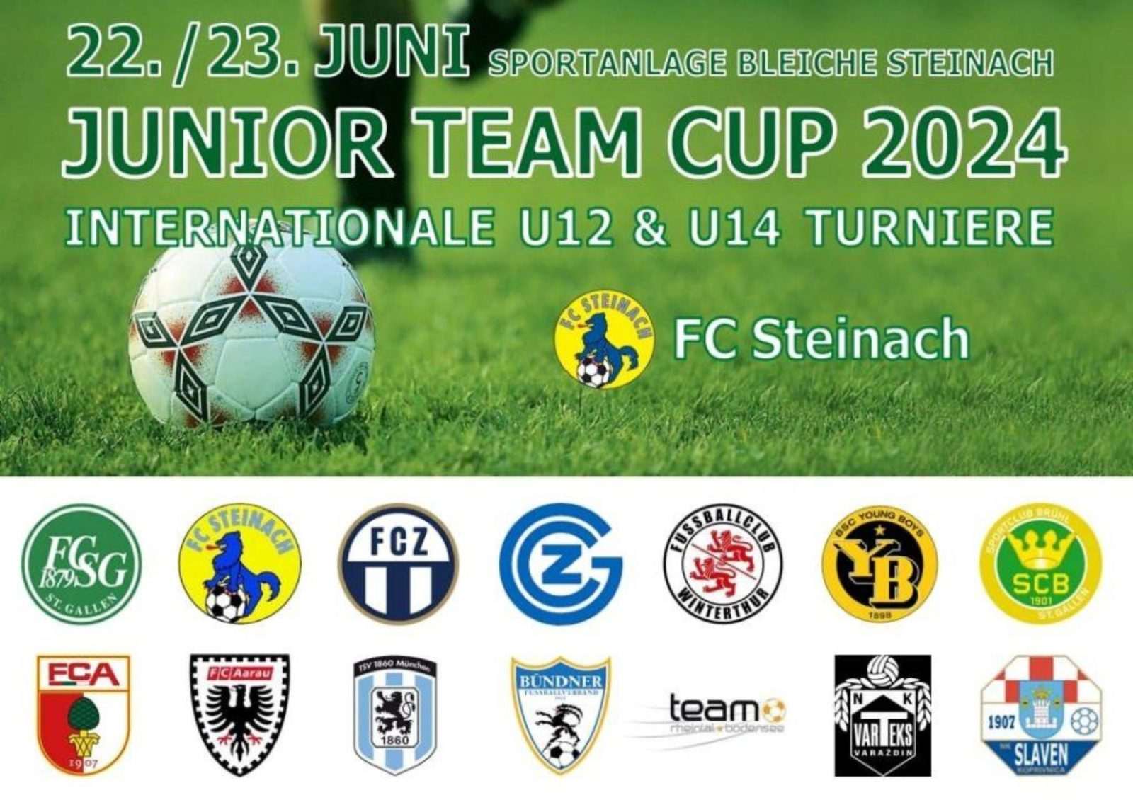 CROHELVETIC CUP 2024.: Turnir U-12 nogometaša iz Hrvatske i Švicarske igra se 22. i 23. lipnja u Steinachu i Schaffhausenu