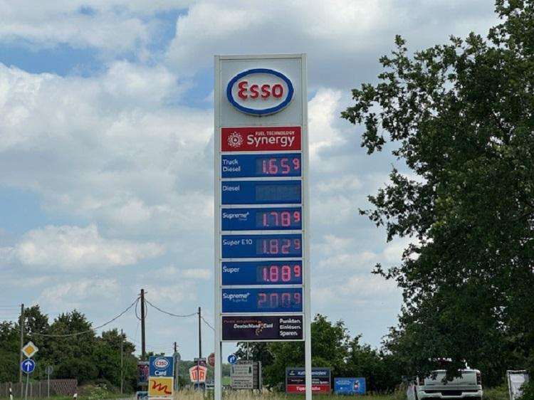 Cijene goriva danas na benzinskoj u Leipzigu / Foto: Fenix (SIM)