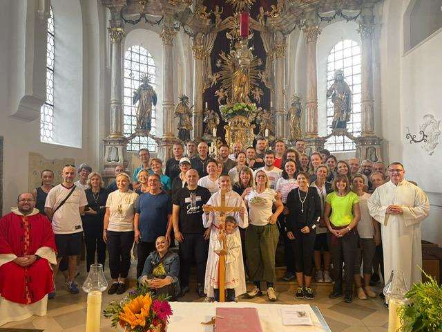 Hrvati u svetištu Majke Božje u Altöttingu / Foto: Fenix (Fra Slaven Čeko)