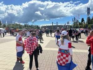 POGLEDAJTE FOTOGALERIJU: Berlin je u subotu na nekoliko sati postao "hrvatski grad", Hrvati su stigli iz cijele Europe Navijači / Foto: Fenix (SIM)