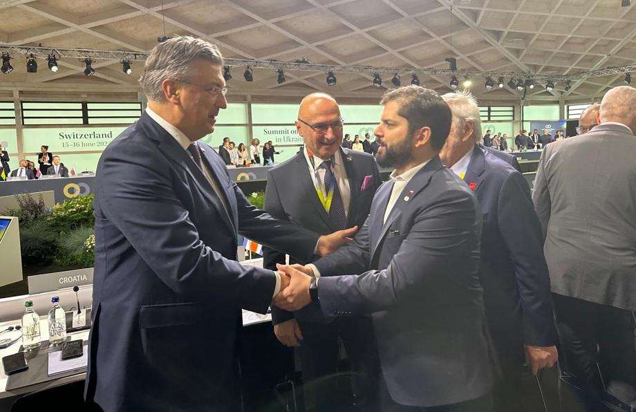 Andrej Plenković na mirovnoj konferenciji