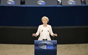 JOŠ JEDAN MANDAT: Von der Leyen ponovno izabrana za predsjednicu Europske komisije Ursula von der Leyen dobila potporu Europskog parlamenta za još jedan mandat na čelu Europske komisije / Foto: Anadolu
