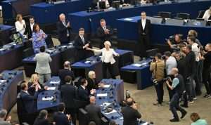 JOŠ JEDAN MANDAT: Von der Leyen ponovno izabrana za predsjednicu Europske komisije Ursula von der Leyen dobila potporu Europskog parlamenta za još jedan mandat na čelu Europske komisije / Foto: Anadolu