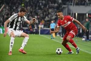 Detalj s utakmice Juventus - Stuttgart / Foto: Anadolu