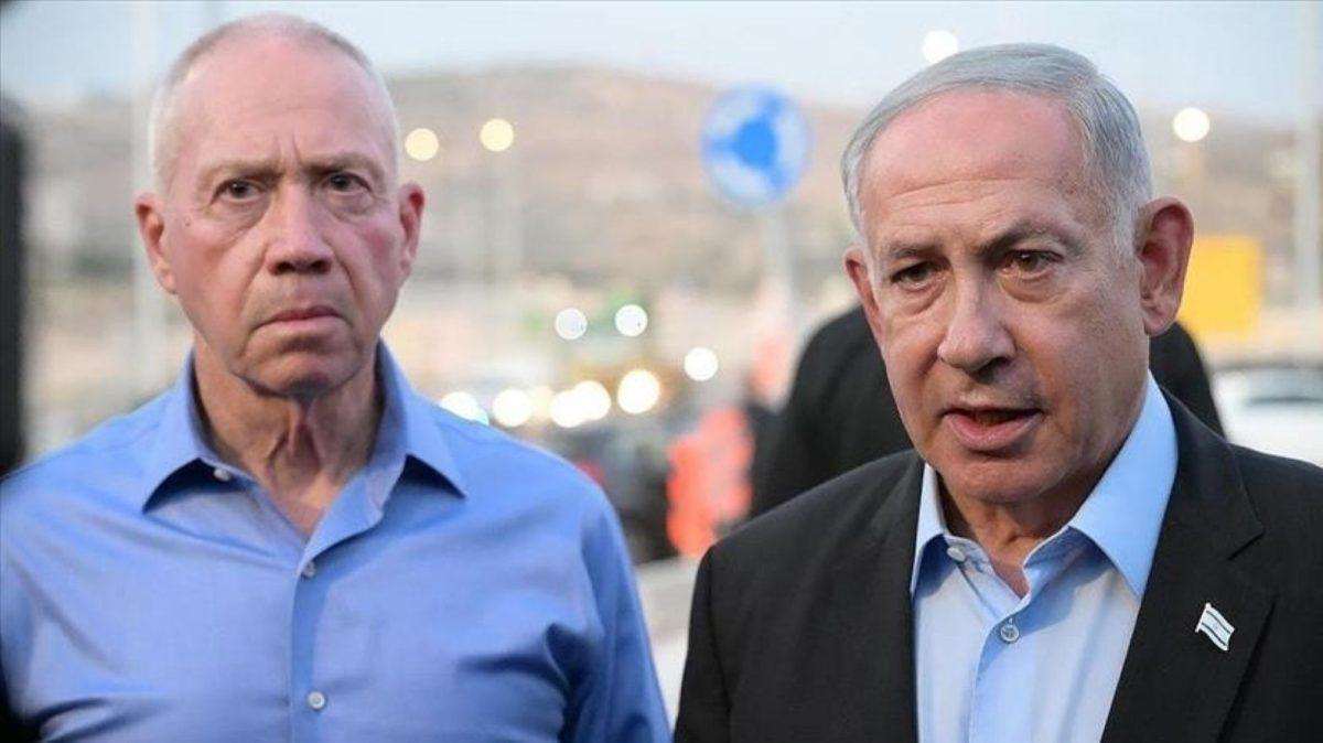 Bivši izralski ministar obrane Yoav Gallant i premijer Benjamin Netanyahu / Foto: Anadolu