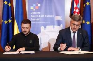 Volodimir Zelenskij i Andrej Plenković / Foto: Hina