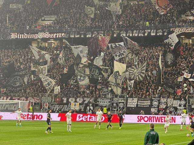 Detalj s utakmice Eintracht Frankfurt RFS Riga / Foto: Fenix ( SIM)