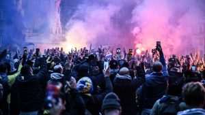 Navijački neredi u Amsterdamu / Foto: Anadolu