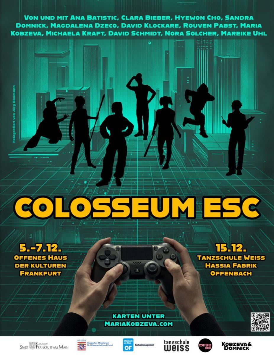 U NEDJELJU U OFFENBACHU NA MAJNI: "COLOSSEUM ESC" – Plesni spektakl o svjetskoj videoigari za koji je glazbu skladala Hrvatica Ana Batistić