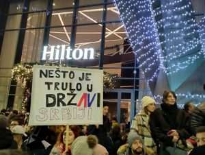 Prosvjed u Beogradu / Foto: Hina