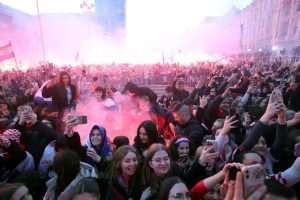 Doček hrvatskih rukometaša/ Foto: Hina
