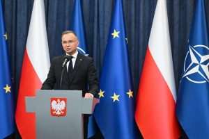 POLJACI UPOZORILI AMERIKANCE: "Poljska se suočava s ruskim provokacijama na više razina" Poljski predsjednik Andrzej Duda / Foto: Anadolu