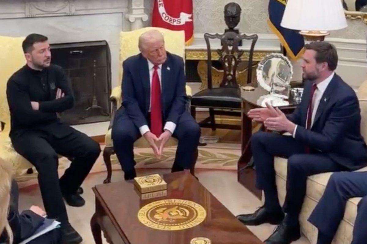 Volodimir Zelenski, Donald Trump i JD Vance / Foto: Anadolu