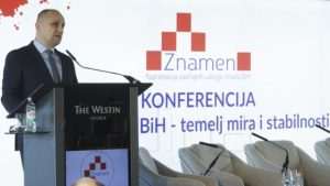 Ministar obrane Ivan Anušić na konferenciji "Sigurnost u BiH - temelj mira i sigurnosti" / Foto: Hina
