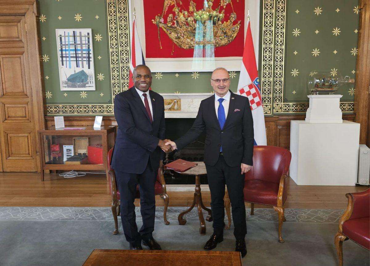 David Lammy i Gordan Grlić Radman/ Foto: X