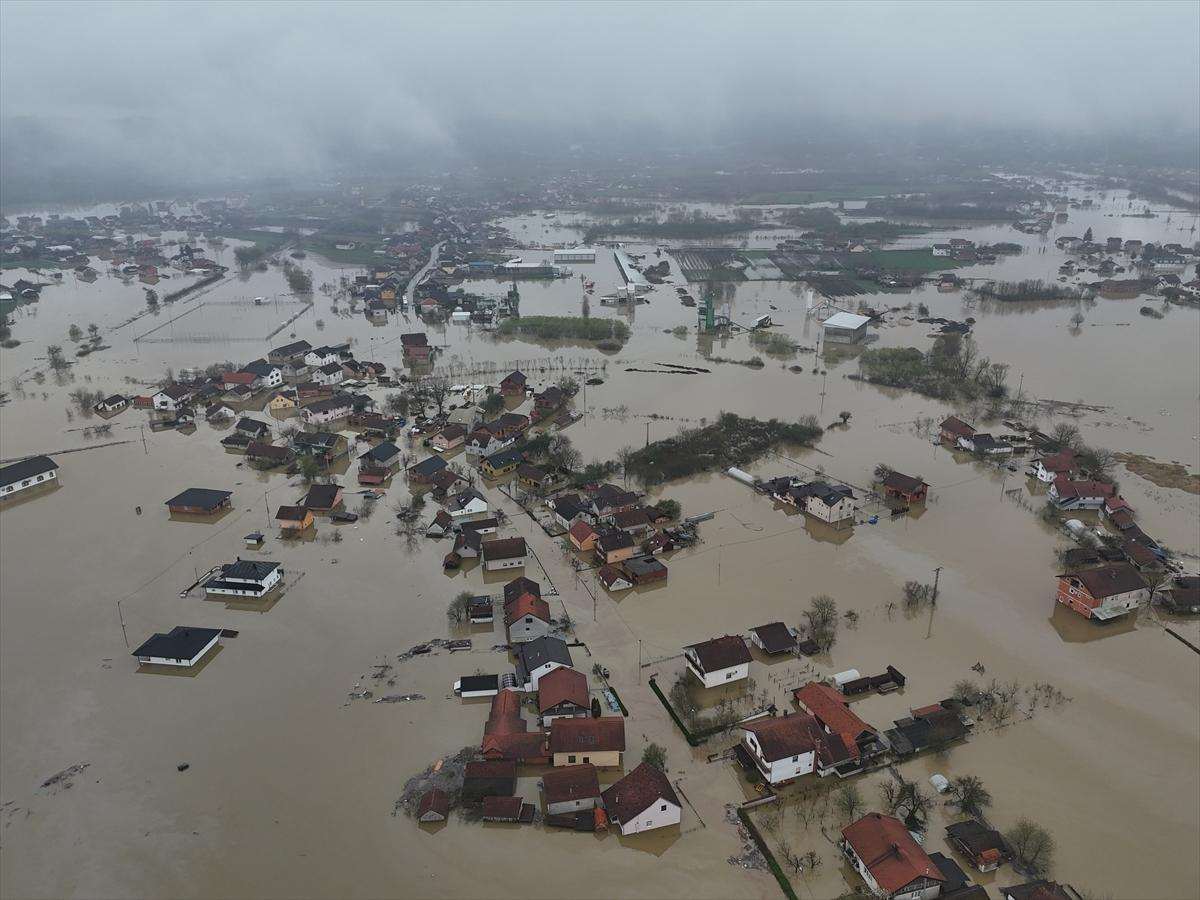 Poplave u Prijedoru/ Foto: Anadolu