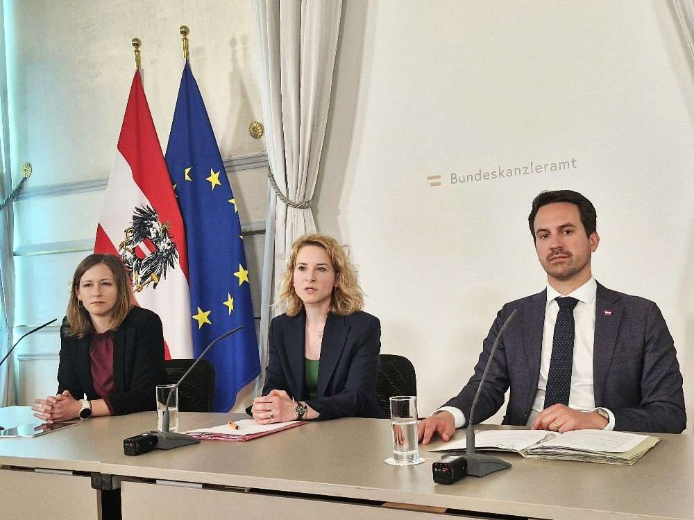 Ministarska „trojka“: Plakolm (lijevo), Holzleitner i Wiederkehr