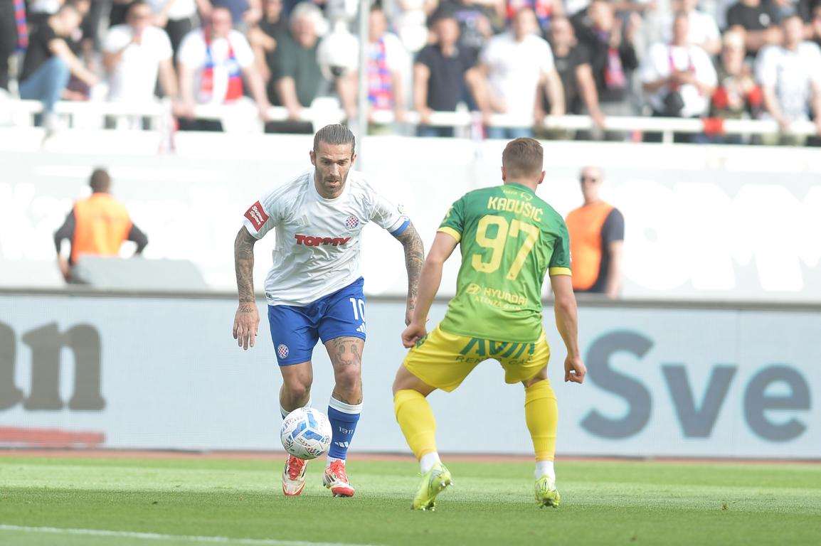 Susret 31. kola HNL-a Hajduk - Istra 1961. / Foto: Hina