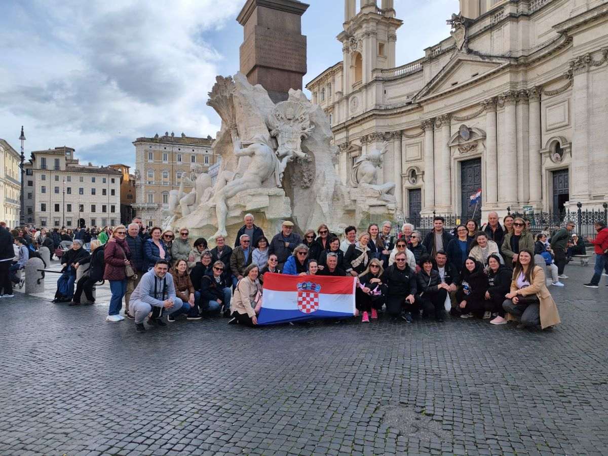 Hodočasnici iz Velikog Brda i Žeževice na hodočašću u Rimu / Foto: Fenix (Marija Sesar)