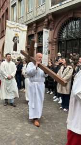 Velika procesija Križnog puta na Veliki petak u Frankfurtu / Foto: Fenix (Mato Župarić)