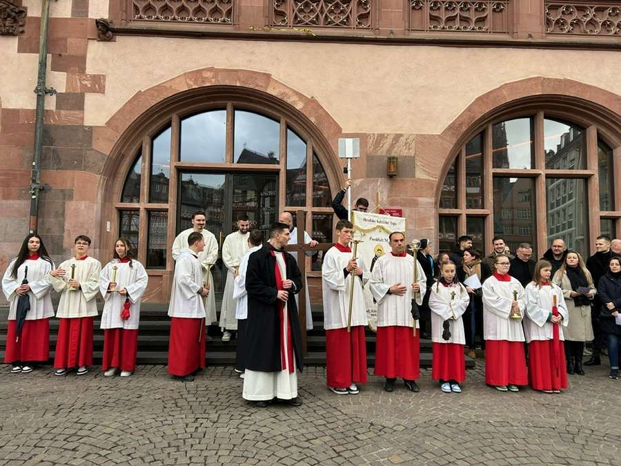 Velika procesija Križnog puta na Veliki petak u Frankfurtu / Foto: Fenix (Mato Župarić)