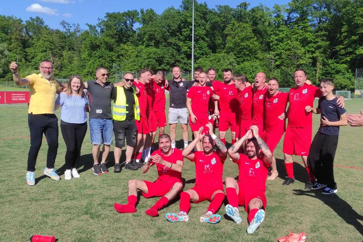 Igrači i vodstvo Croatije Singen / Foto: Fenix (J. Mijić)