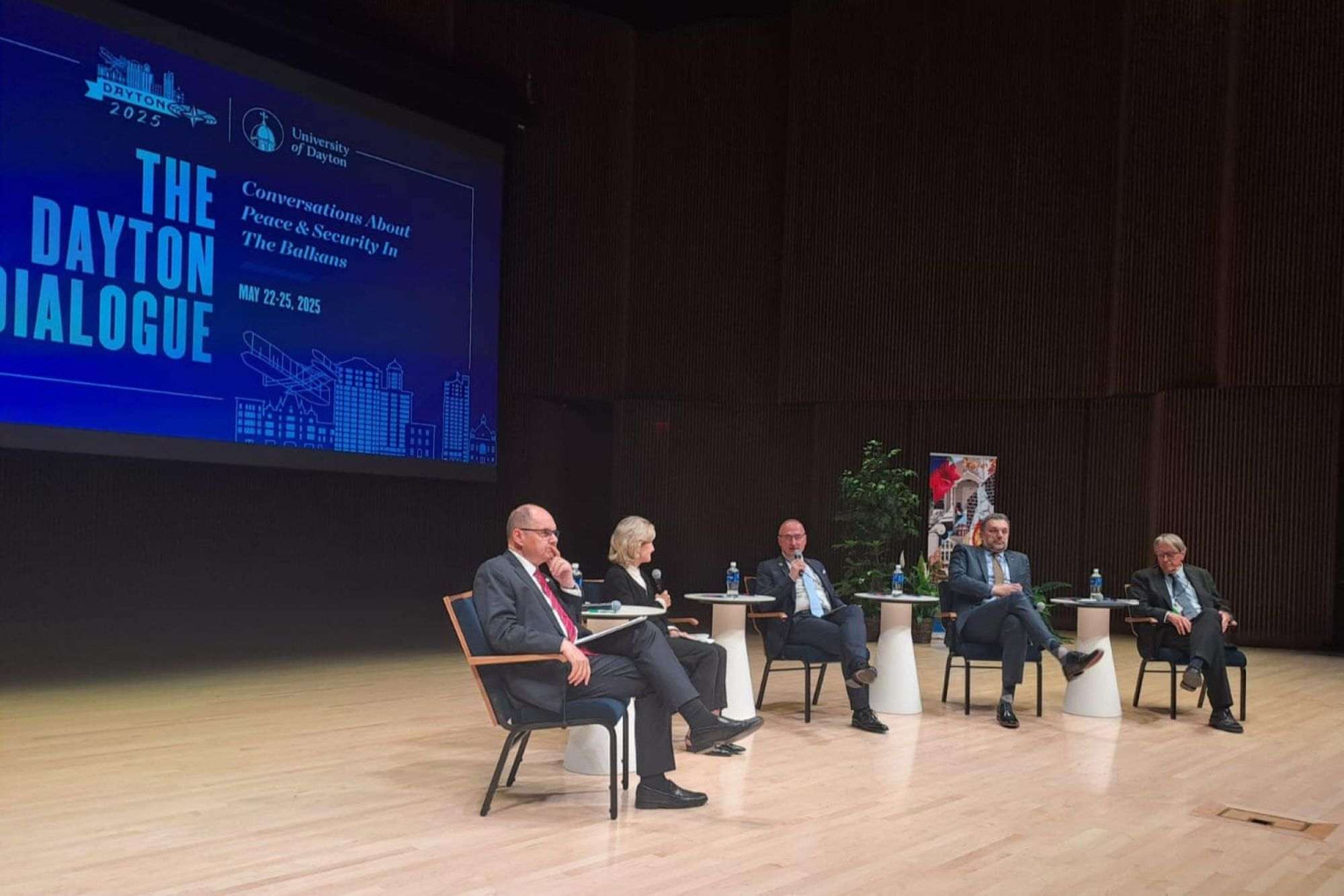 Hrvatski ministar Gordan Grlić Radman govori na panelu u Daytonu / Foto: Fenix (MVEP)