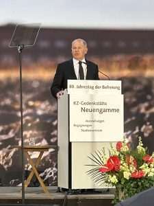 NEUENGAMME 80 GODINA POSLIJE: Hrvatska imenovana na novom spomeniku žrtvama nacističkog logora Olaf Scholz / Foto: KZ Neuengamme