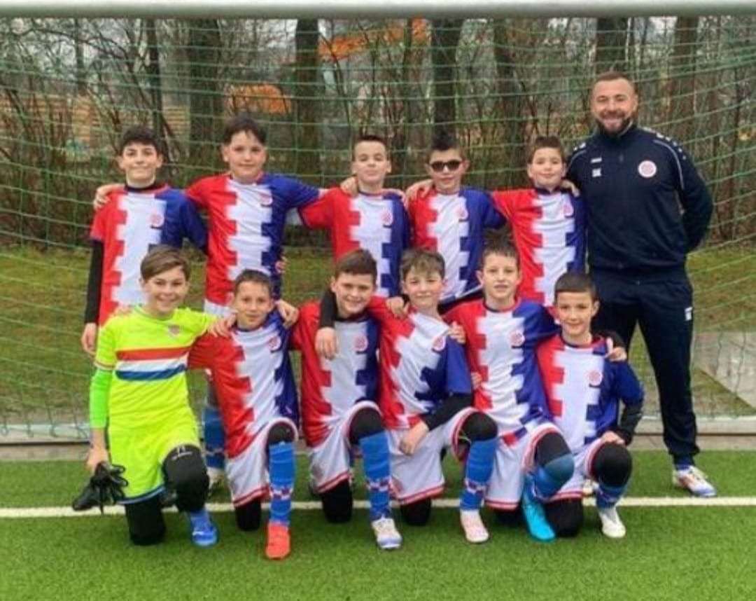Prva momčad (U-11-1) Croatije München / Foto: Fenix (Z- Zubaj)