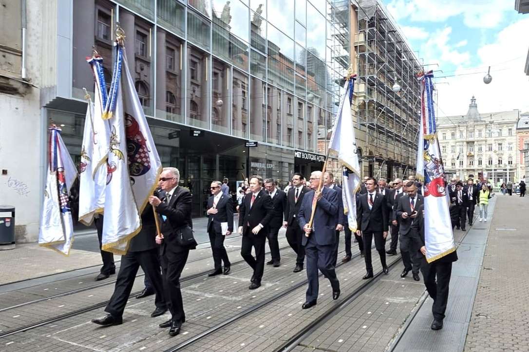 Svehrvatska zborska povorka u Zagrebu / Foto: Fenix (M. Ružić)