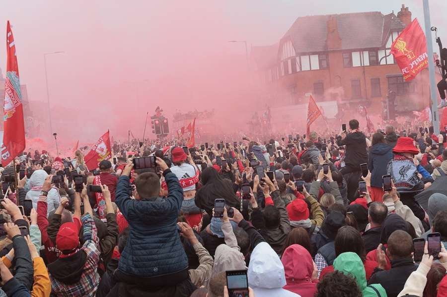 Liverpool proslavio naslov prvaka Premier lige / Foto: Anadolu