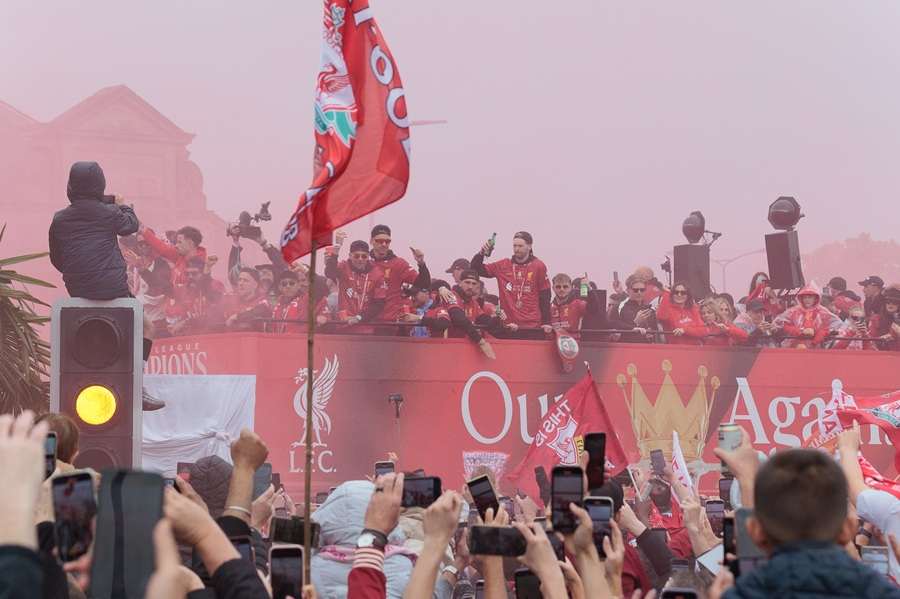 Liverpool proslavio naslov prvaka Premier lige / Foto: Anadolu