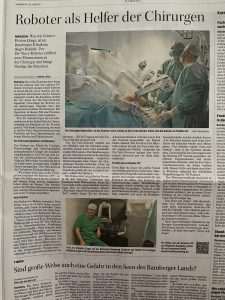 2. UROLOŠKI DA VINCI DANI ODRŽANI U BAMBERGU: Robotski kirurg prof. dr. Vahudin Žugor uvodi nove robotske metode i umjetnu inteligenciju u operacijsku salu 2. UROLOŠKI DA VINCI DANI ODRŽANI U BAMBERGU: Robotski kirurg prof. dr. Vahudin Žugor uvodi nove robotske metode i umjetnu inteligenciju u operacijsku salu