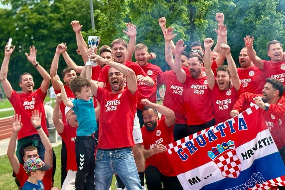 Slavlje igrača druge momčadi Croatije München / Foto: Fenix (SIM)