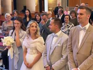 NJEMAČKA ADRESA, HRVATSKO SRCE: Hrvatska ljubavna priča Amalie i Ante-Mihaela Budimira okrunjena vjenčanjem u Zagrebu