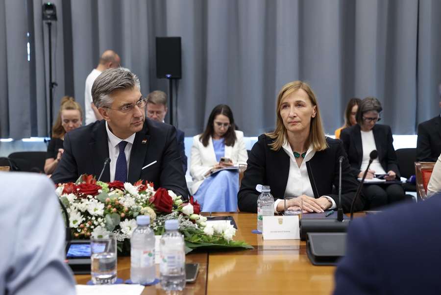 Andrej Plenković, Nataša Mikuš Žigman / Foto: Hina