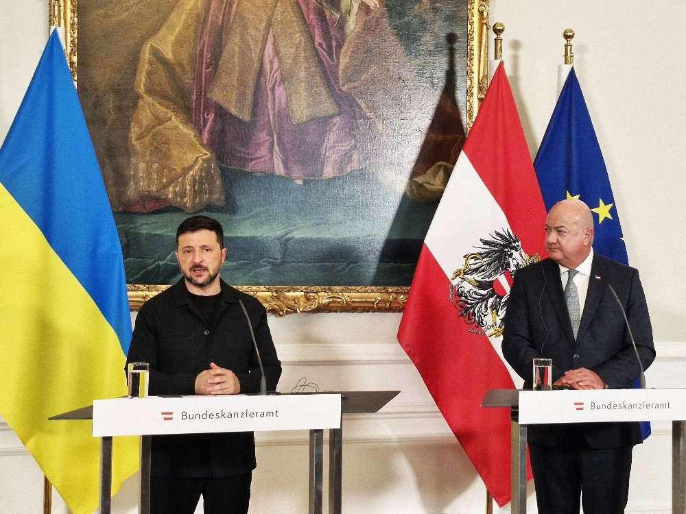 Christian Stocker i Volodimir Zelenski / Foto: Fenix (Snježana Herek)