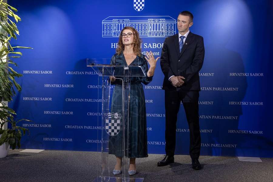 Vlatka Vukelić i Ivan Penava / Foto: Hina