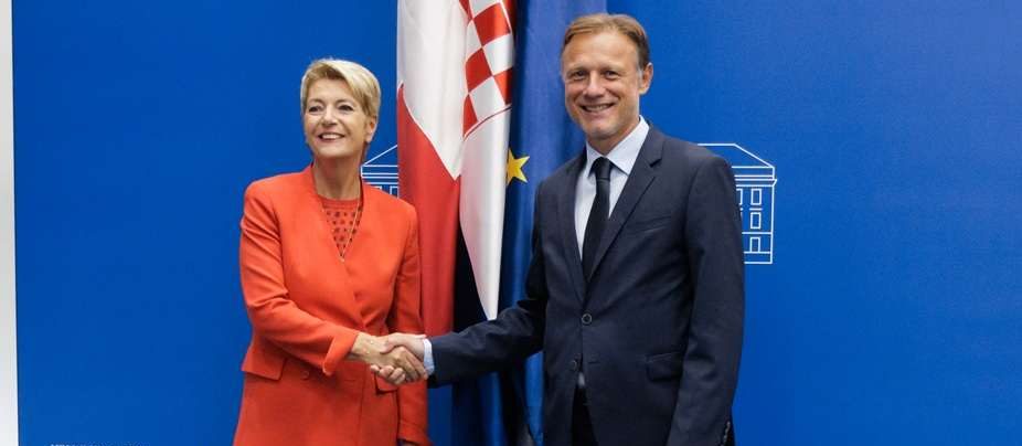 Karin Keller-Sutter, Gordan Jandroković / Foto: Hina
