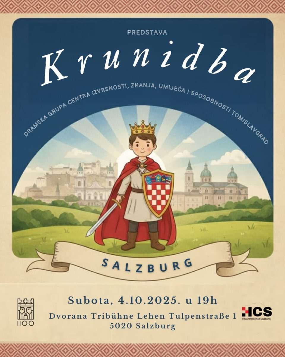 VAŽAN DOGAĐAJ: Salzburg je domaćin predstave "Krunidba" u izvedbi djece iz Tomislavgrada
