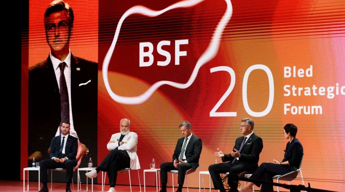 Premijer Plenković na 20. Strateškom forumu na Bledu / Foto: Hina