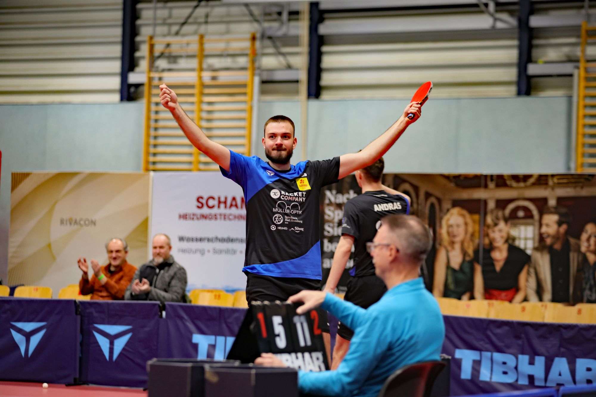 KROATE SORGT ZUM SENSATIONSSIEG: Ivor Ban besiegt den besten deutschen Spieler und ist der größte Anteil daran, dass Bad Homburg ins Tischtennis-Final Four einzieht