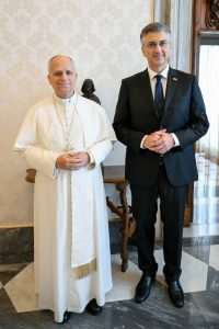 PLENKOVIĆ NAKON SUSRETA S PAPOM: Bilo bi nam iznimno drago da papa dođe u Hrvatsku