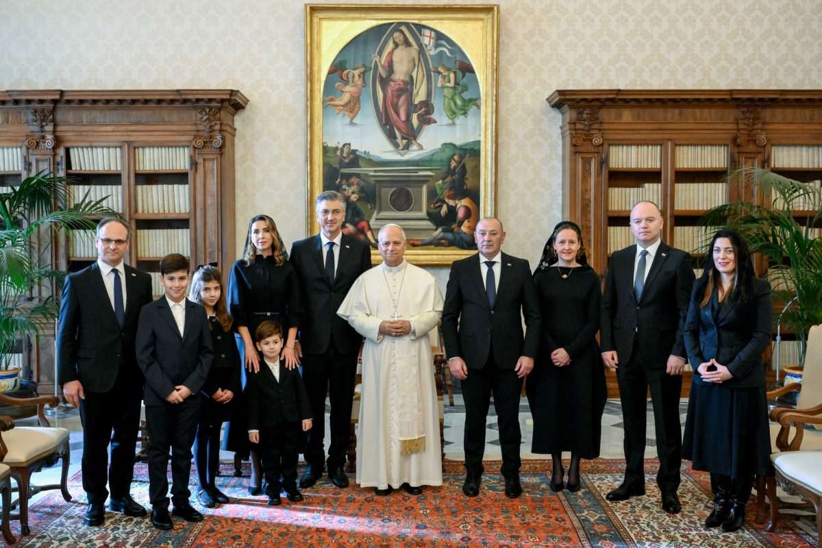 Papa Lav XIV. u petak je primio premijera Andreja Plenkovića/ Foto: Hina
