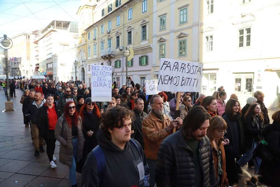 Prosvjedni marš protiv fašizma